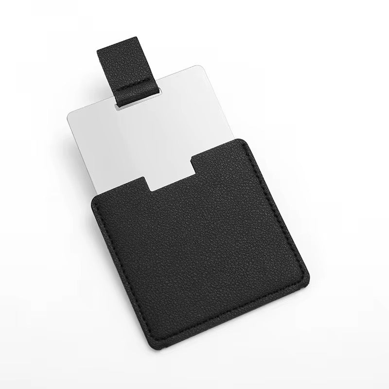 Aesthetic Leather Mirror