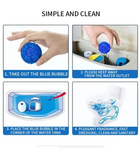 Toilet Cleaner Tablets — Pack of 4