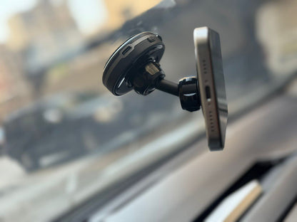 Solar-Powered Car Phone Holder